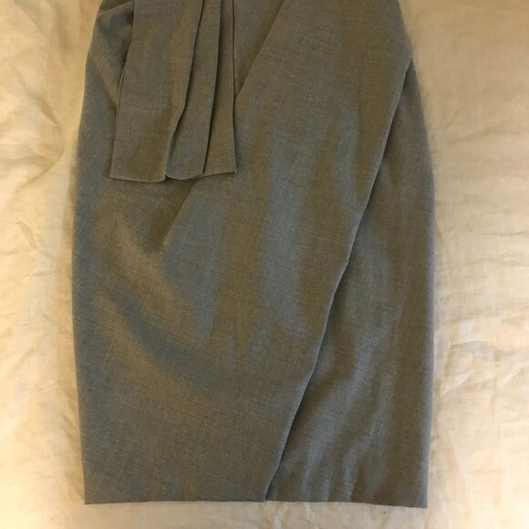 Kaufmanfranco 021 Gray Sheath Halter Dress, EUC! - Picture 3 of 16
